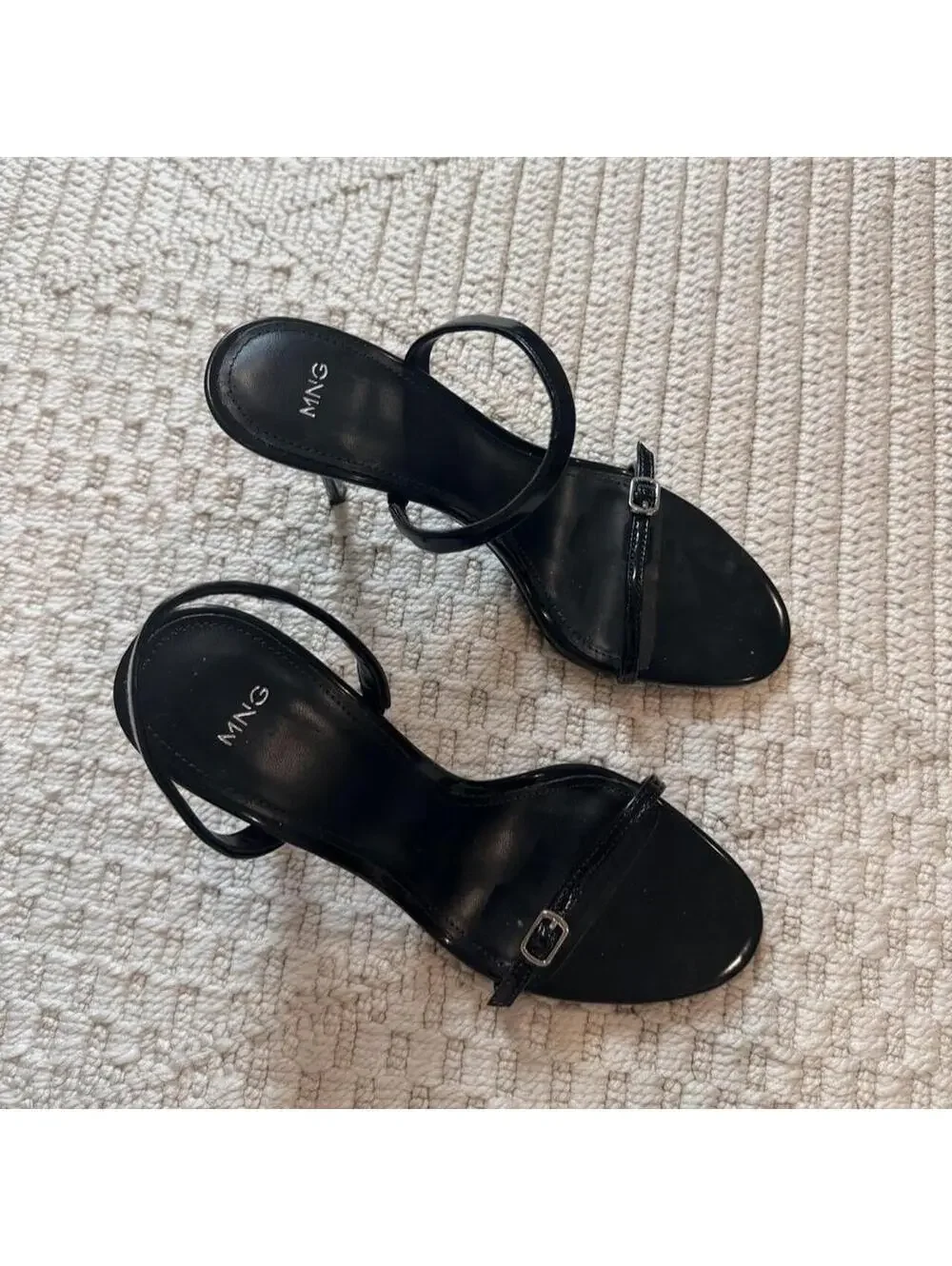Mango Women’s Stilleto Buckle Heels